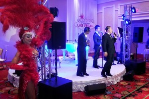 rat pack impersonators on stage