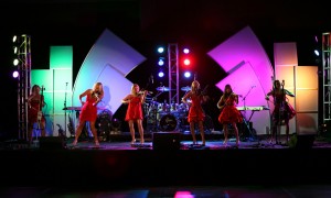 female band on stage