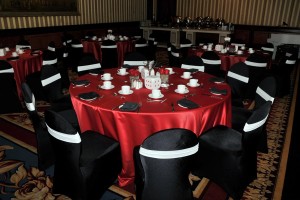 vegas themed dinner rooom