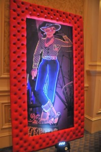 vegas vic framed photo