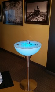 lighted table