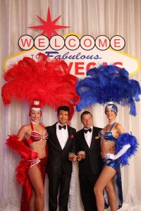 ratpack impersonators with showgirls