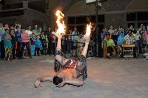 fire dancer