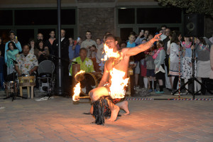fire dancer