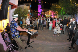 steeldrum and keyboard player